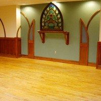 Salvaged Flooring Finished in Bethlehem Baptist Church