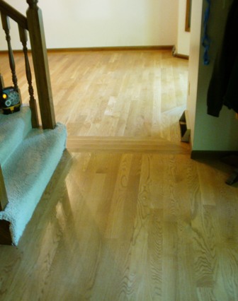 Dining Room Wood Floor Design Finished